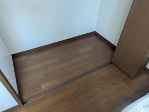 広島市安芸区フローリングbefore