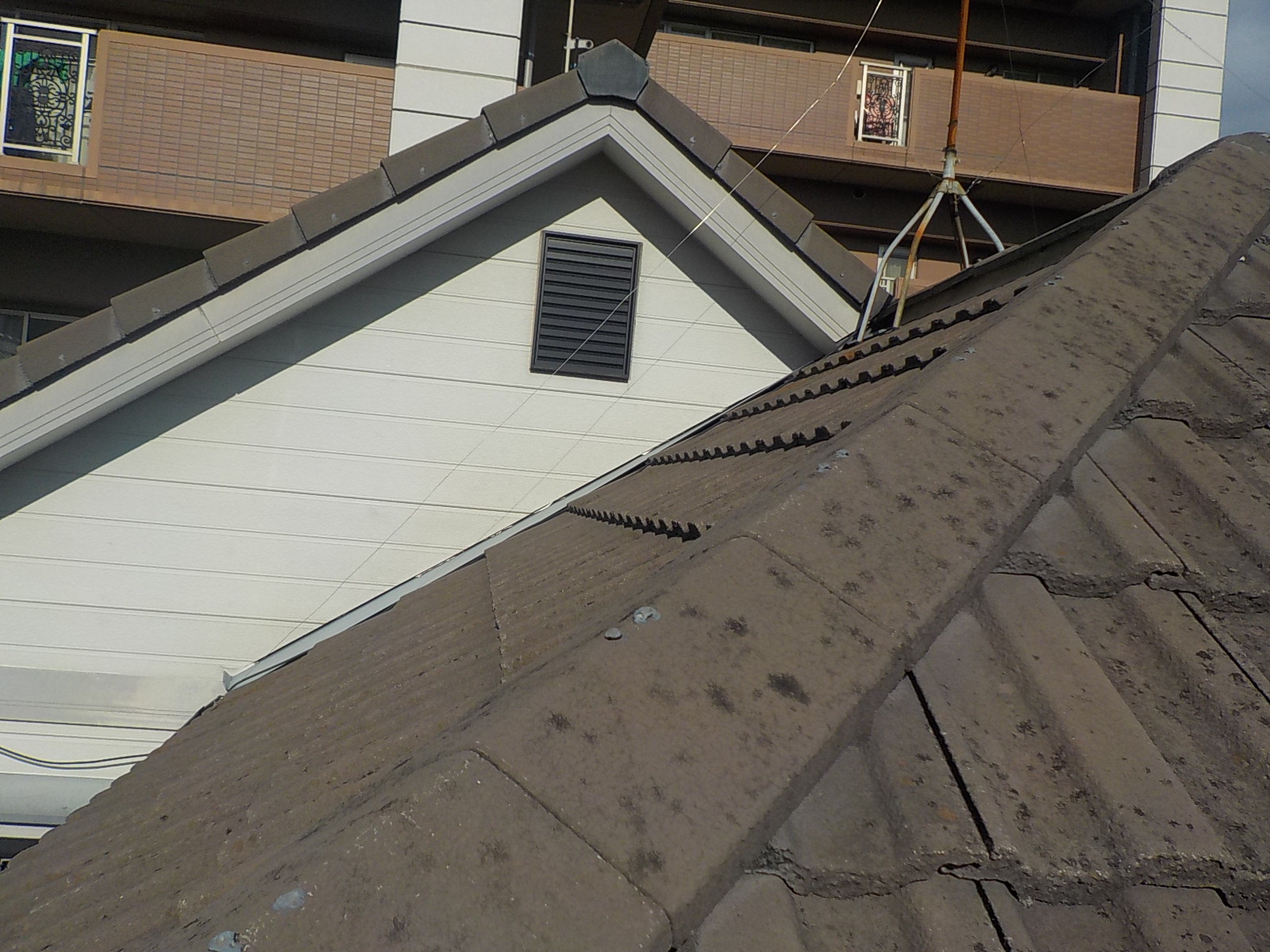 大竹市屋根塗装6　施工前