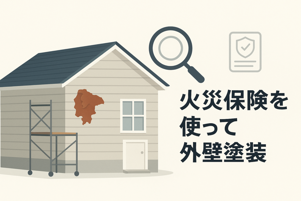 Hero image for article: 火災保険を使って外壁塗装ができる？適用条件と申請手順【2026年版】