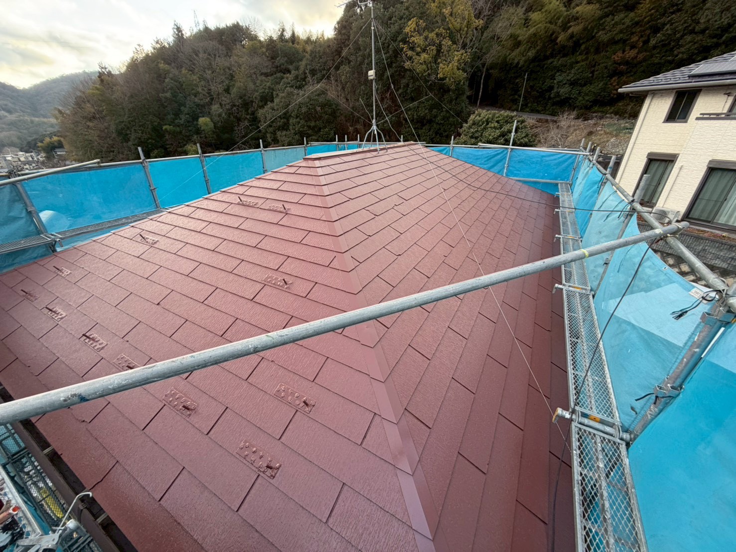 広島市安佐北区　屋根塗装after